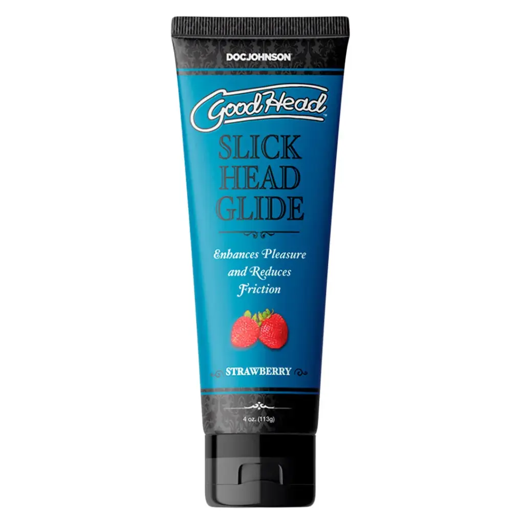 GoodHead Slick Head Glide lubricante comestible a base de agua de fresa - 113 gr